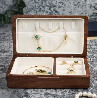 Engraved Travel Jewelry Box Bridesmaid Jewelry Box Personalized